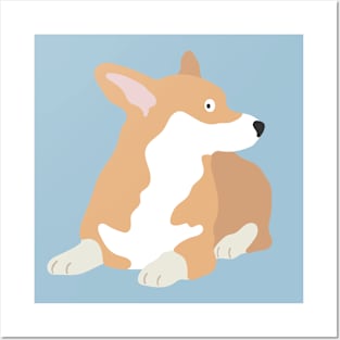 Classic corgi day - keep your curiosity at bay Posters and Art